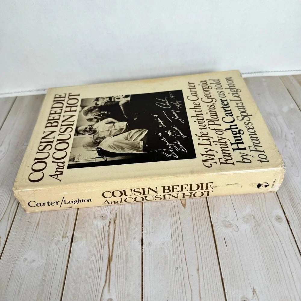 Cousin Beedie And Cousin Hot Hugh Carter 1978 Signed Biography Prentice-Hall